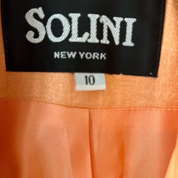 Solini New York Women’s Vintage Blazer with Rhinstone Trim Size 10 - Picture 10 of 11